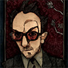 Elvis Costello caricature