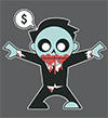 Corporate Zombie t-shirt, by Nik Holmes