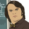 Jack Black illustration by Arthur Mount